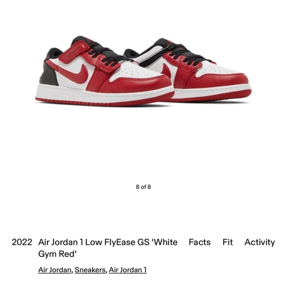 Air Jordan 1 low FlyEase ‘GS - Picture 5 of 6